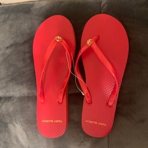 Tory Burch rubber flip flops